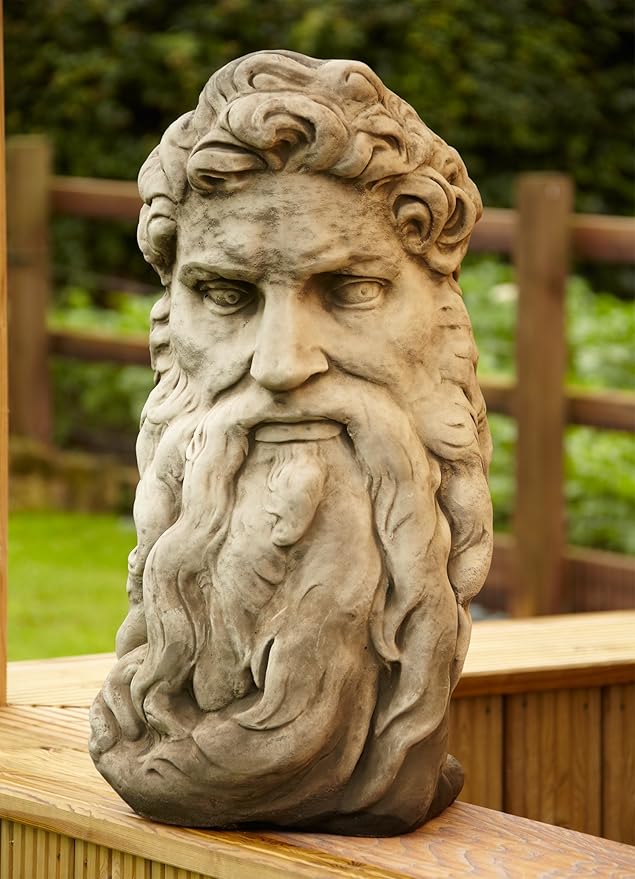 Statues & Sculptures Online Large Garden Ornaments God's Head Stone