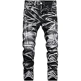 Lanscadran Boy's Ripped Distressed Skinny Fit Fashion Slim Washed Kids Denim Jeans Pants