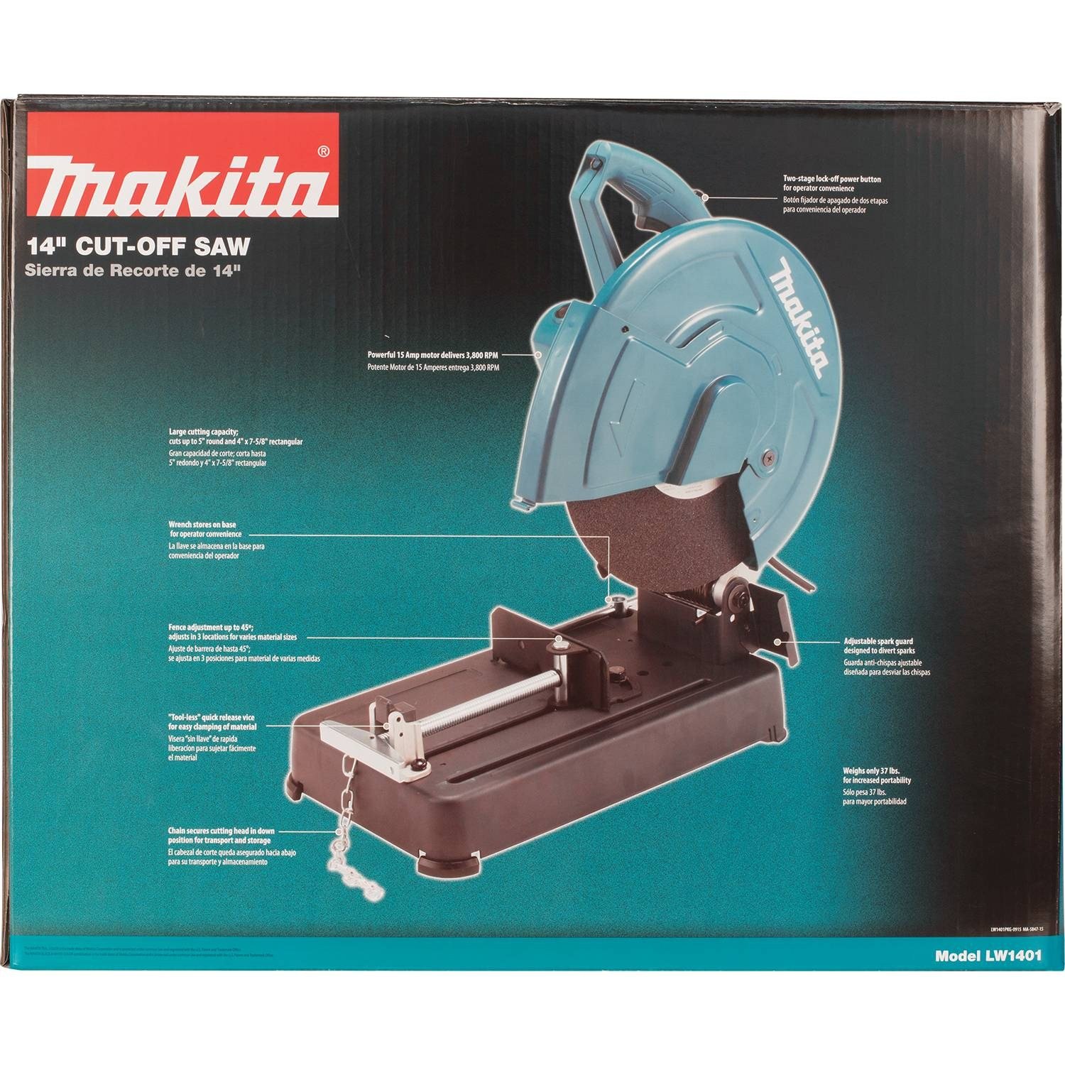 Makita LW1401 CutOff Saw, 14" Buy Online in UAE. Hi Products in