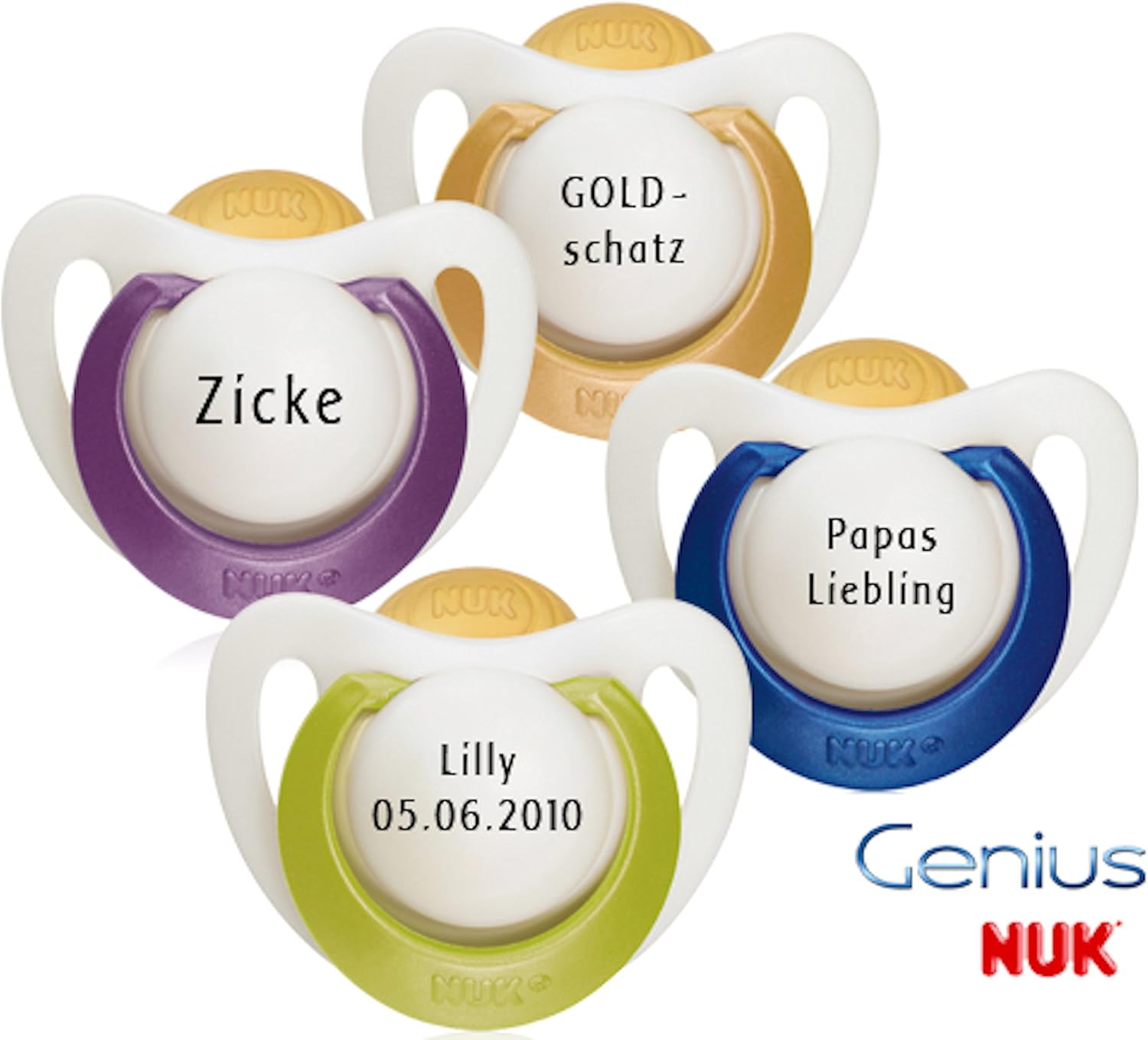 personalised nuk dummies