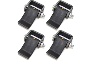 DURIGID Dump Trailer Hinges with Zerk Grease Fitting, Raw Finish is Easy to Weld on Trailer Hinges, Heavy Duty Trailer Ramp Hinge for Dump Trailers, Trucks and BBQ Smokers, 4 Pack