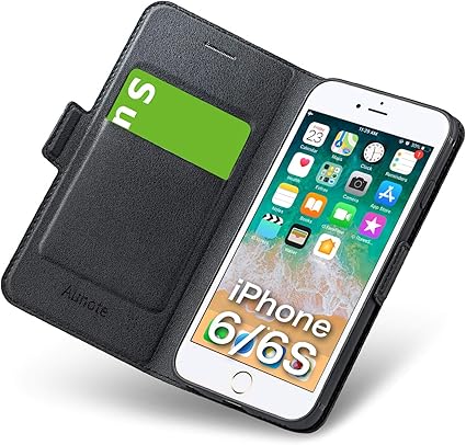 estuche Apple iPhone 6//6s book case funda plegable funda móvil funda flip cover Tpu