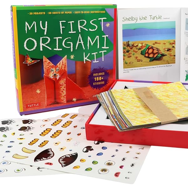 My First Origami Animals Kit: Everything is Included: 60 Folding