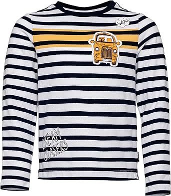 magliette a righe bianche e blu