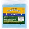 GSM Brands Fluorescent Light Covers - Diffuser for Classroom, Office, Hospital and Home - 2' X 4' Calm Blue Filter Pack of 4