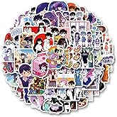 63pcs RPG Role PlayingGame Stickers Pack,Cute Cartoon Aesthetics Vinyl Waterproof Decals for Water Bottle, Laptop, Phone, Skateboard, Journaling for Party Supply Decor Favor