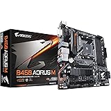 GIGABYTE B450 AORUS M (AMD Ryzen AM4/Micro ATX/M.2 Thermal Guard/HDMI/DVI/USB 3.1 Gen 2/DDR4/Motherboard)