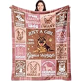 Stbyiz German Shepherd Blanket 60"x 50", German Shepherd Gifts, German Shepherd Themed Gifts for Women, Birthday Gifts for German Shepherd Lovers Owners, Dog Mom Gifts for German Shepherd