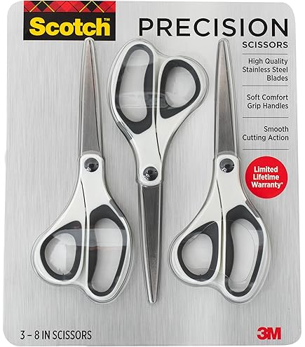 Amazon.com: Precision Ultra Edge Scissors 3 Ct. 8