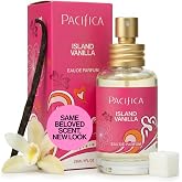 Pacifica Island Vanilla Perfume &ndash; Clean Vanilla Fragrance for Women - Warm Tropical Aroma - Long-Lasting Clean Beauty Non Toxic Scent, Vegan &amp; Cruelty-Free, 1 oz Travel-Friendly Spray