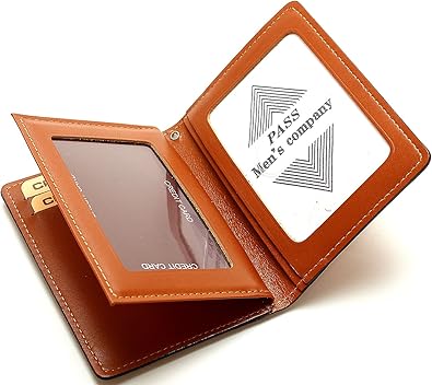 Amazon メンズ カンパニー Men S Company ベラ付き 横型3面 パスケース 日本製 本革 キャメル Men S Company メンズ カンパニー 定期入れ