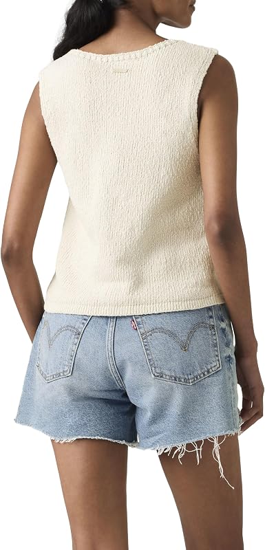 Helen Mini Boucle Vest Tofu Cotton