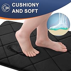 OLANLY Memory Foam Bath Mat 36x24, Ultra Soft and