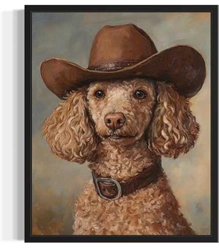 Amazon.com: Poodle Dog Canvas Wall Art - Premium Quality Canvas