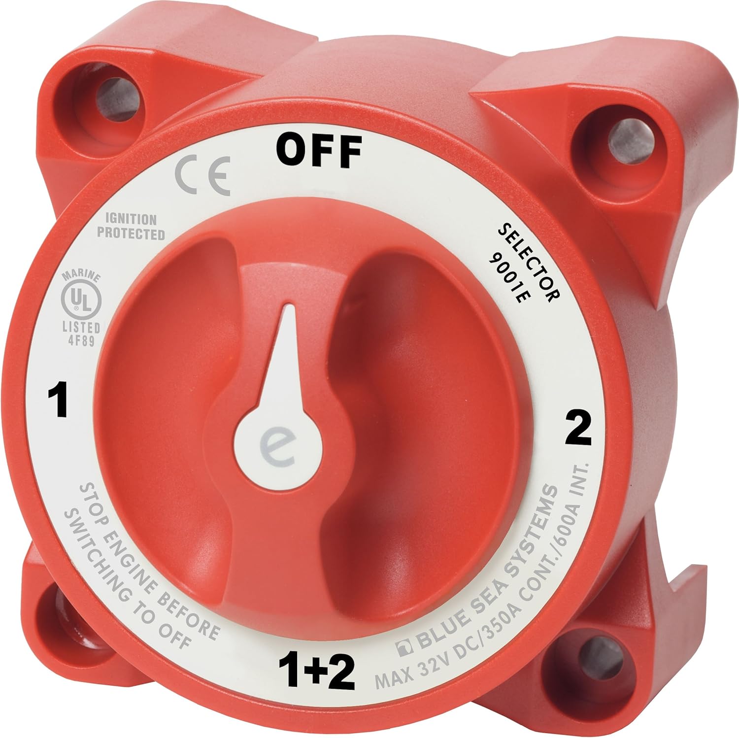 Blue Sea 9001E E-Series Battery Switch : Boating Battery Switches : Sports & Outdoors