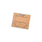 JoycuFF Best Mom Ever Inspirational Bracelets for