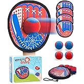 Toss and Catch Ball Game Set, Toddler Baseball Glove for Beach Pool Yard, Kids Sports & Outdoor Play Toys with Family, Fun Birthday Gift for Ages 3 4 5 6 7 8-12 Year Old Boys Girls