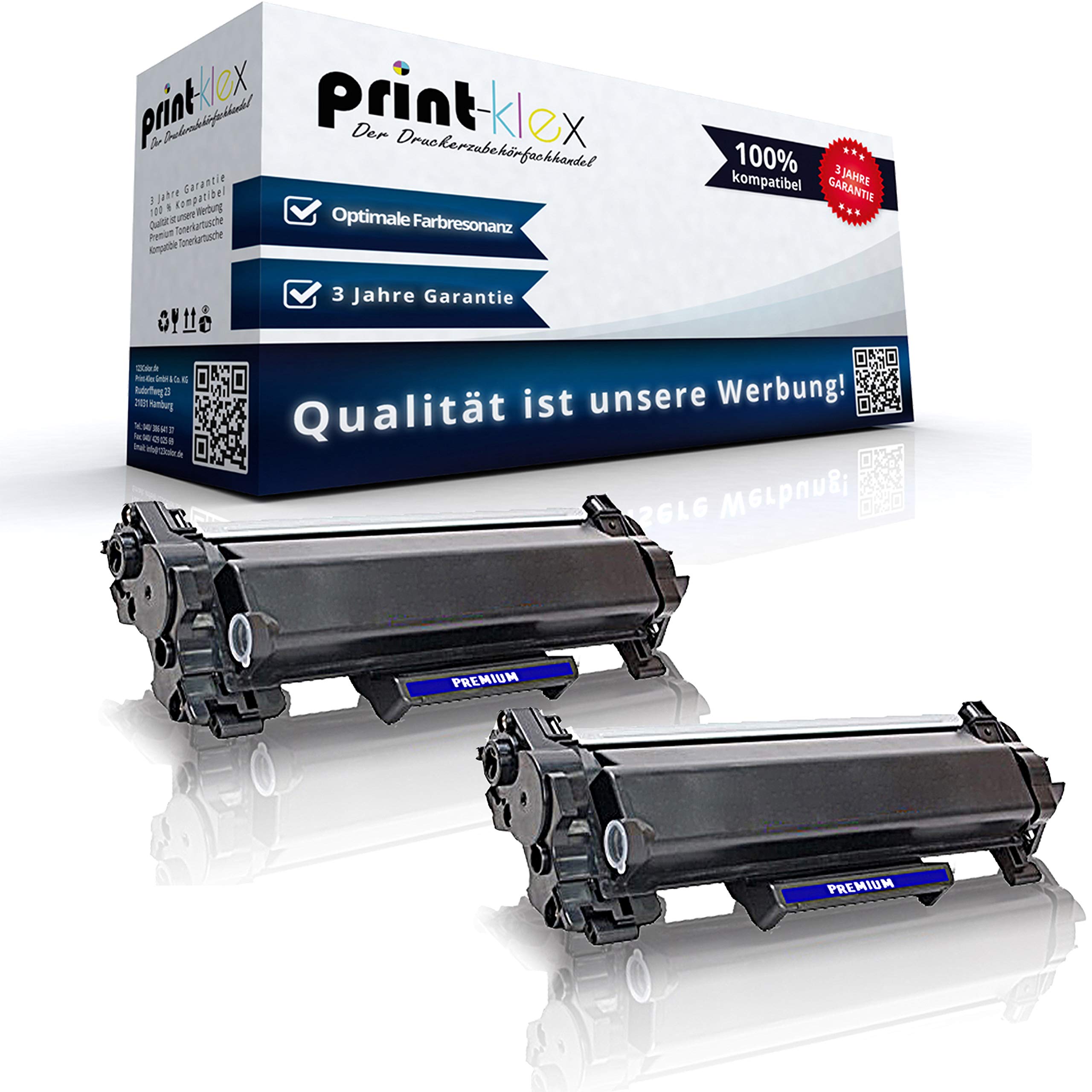 Print-Klex 2 x Compatible Toner for Brother HL-L2310 HL-L2310D HL-L2350 HL-L2350DW HL-L2357 HL-L2357DW HL-L2370 HL-L2370DN HL-L2372 HL-L2372DN HL-L2375 HL-L2375DW TN2420 TN 2420