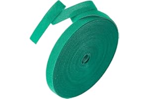 Tangyinrd 1 roll Garden Tie Green Tape Twist Ties for Plants Tomato Plant Support for Effective Growing for Climbing Plants,Reusable Adjustable Garden Plant Ties Gardening Strap