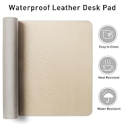 Aothia Leather Desk Pad Protector, Large Mouse