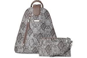 Baggallini Metro Backpack with RFID Phone Wristlet - 9x11 Convertible Sling Bag for Women with Adjustable Shoulder Straps