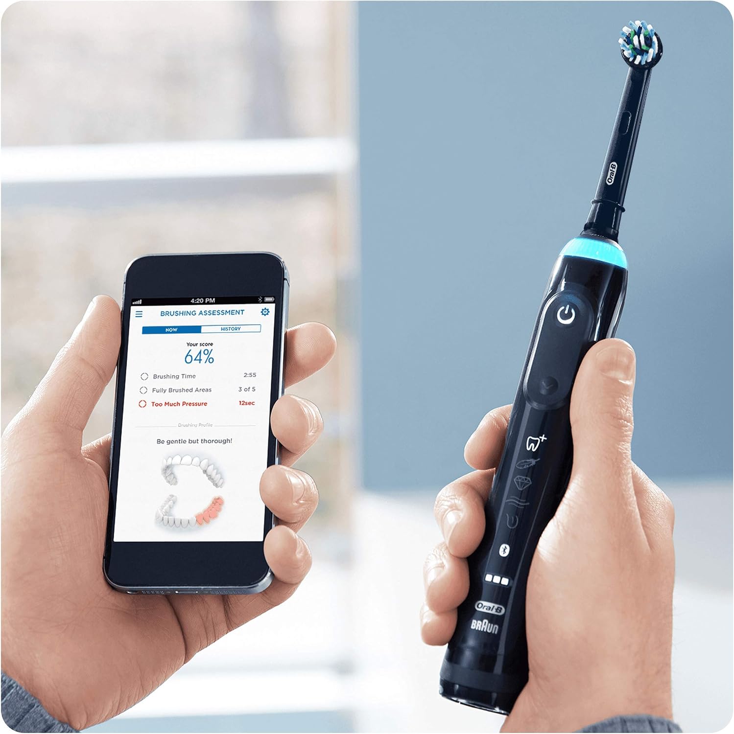 Oral-B Cross Action Black Electric Brush Heads, Pack of 2, 2 count (Pack of 1) - Image 3