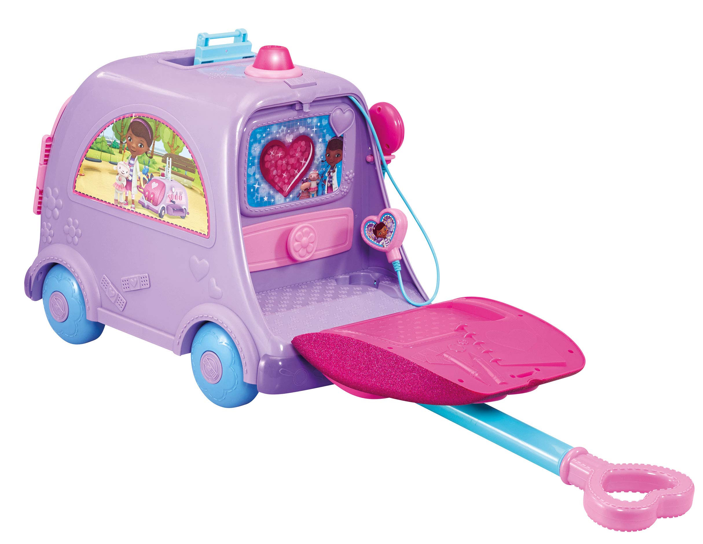 Doc McStuffins F9L90031 Disney Junior Get Better Talking Doc-Mobile Clinic, multi-coloured