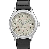 Timex Men's Expedition North Sierra 40mm Watch - Black Strap Green Dial Silver-Tone Case
