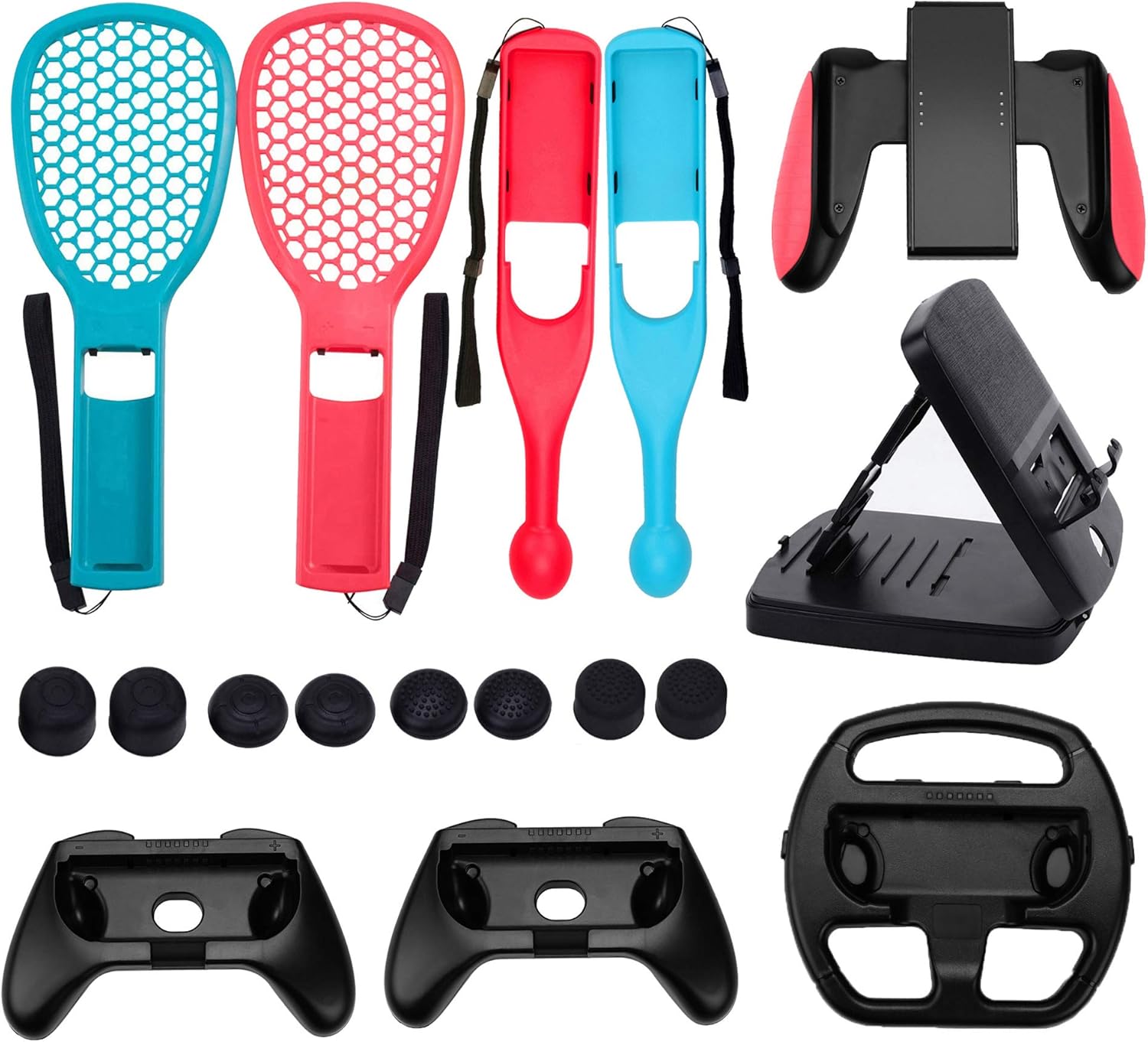 Kyrio 19 In 1 Accessories Bundle for Nintendo Switch Accessories Kit