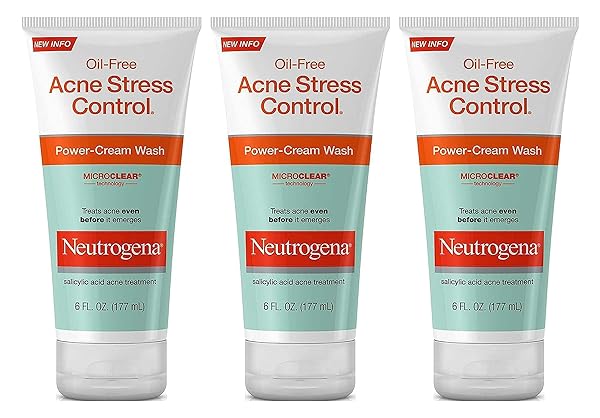 NEUT ACNE PWR CRM WSH SIZE 6Z NEUTROGENA ACNE STRESS CONTROL POWER CREAM WASH
