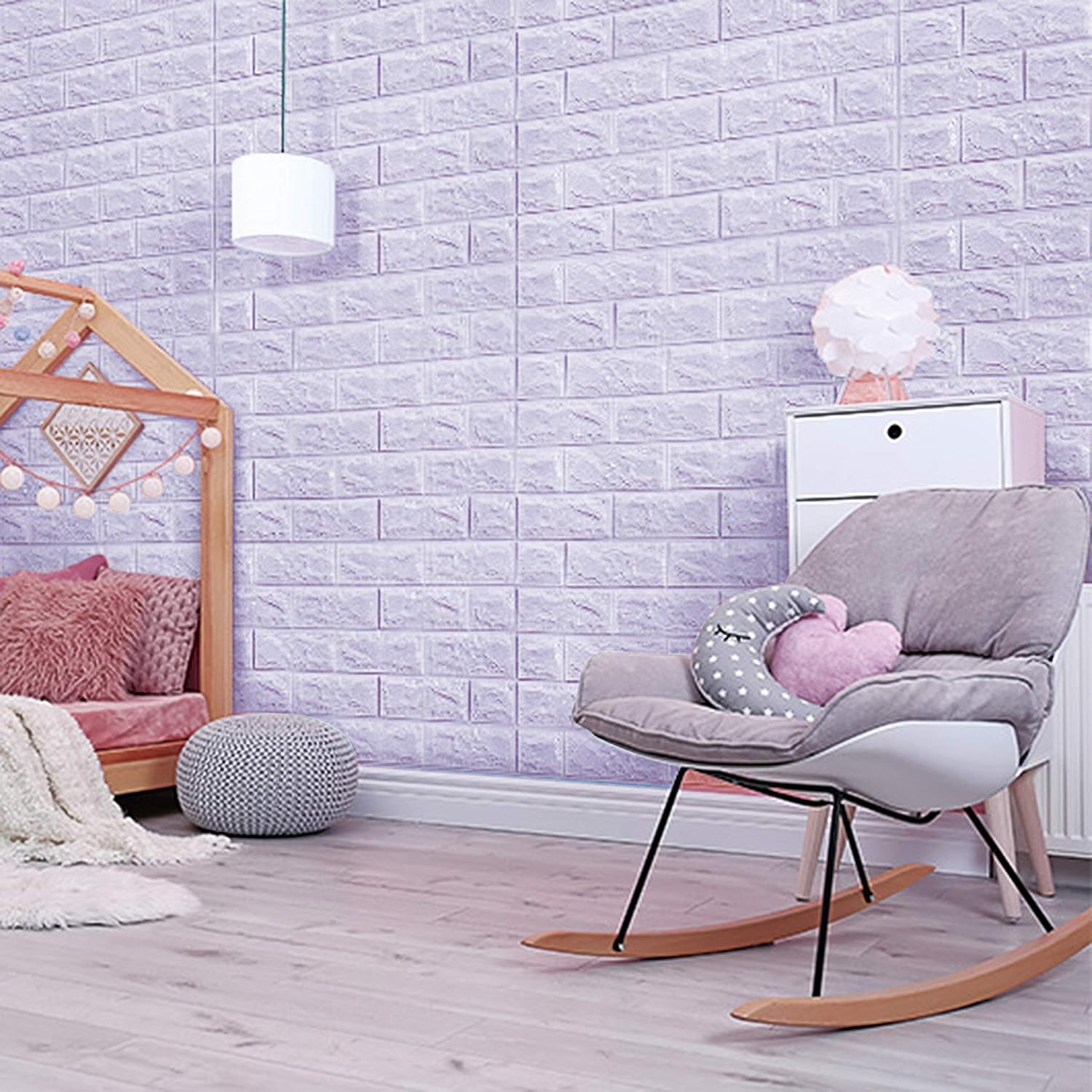 3d Wall Panels Peel And Stick Self Adhesive Real Bricks Effect Wall Tiles For Kids Room Bathroom Living Room Tv Walls Sofa Background Wall Decoration Unicoo Green 116sq Ft 20 Packs Wallpaper