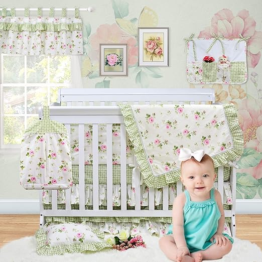 farmhouse style crib bedding