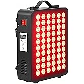 supersred Infrared Red Light Therapy Panel - 660nm & 850nm Red Light Therapy for Body & Face Skin, Muscles & Recovery – Full-Body LED Light Therapy Device with Stand,Hanging Kit & Handle