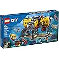 LEGO City Ocean Exploration Base Playset 60265, with Submarine, Underwater Drone, Diver, Sub Pilot, Scientist and 2 Diver Minifigures, Plus Stingray and Hammerhead Shark Figures (497 Pieces)