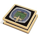 YouTheFan NFL New Orleans Saints 3D StadiumView Coasters - Mercedes-Benz Superdome