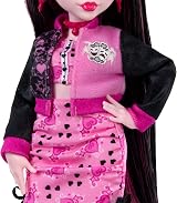 Monster High Fearbook Draculaura Doll Set with Movie Club Accessories view 4