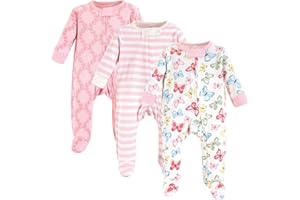 Touched by Nature Baby Girls' Organic Cotton Sleep and Play
