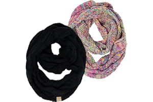 Funky Junque Kids Winter Scarf – Toddler Girl Neck Warmer, Baby Infinity Scarf, Warm Balaclava for Kids, Soft Girls Scarves