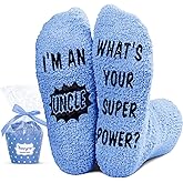 HAPPYPOP Family Gifts for Him - Gifts for New Dad Trouphy Husband, Funny Socks for Men