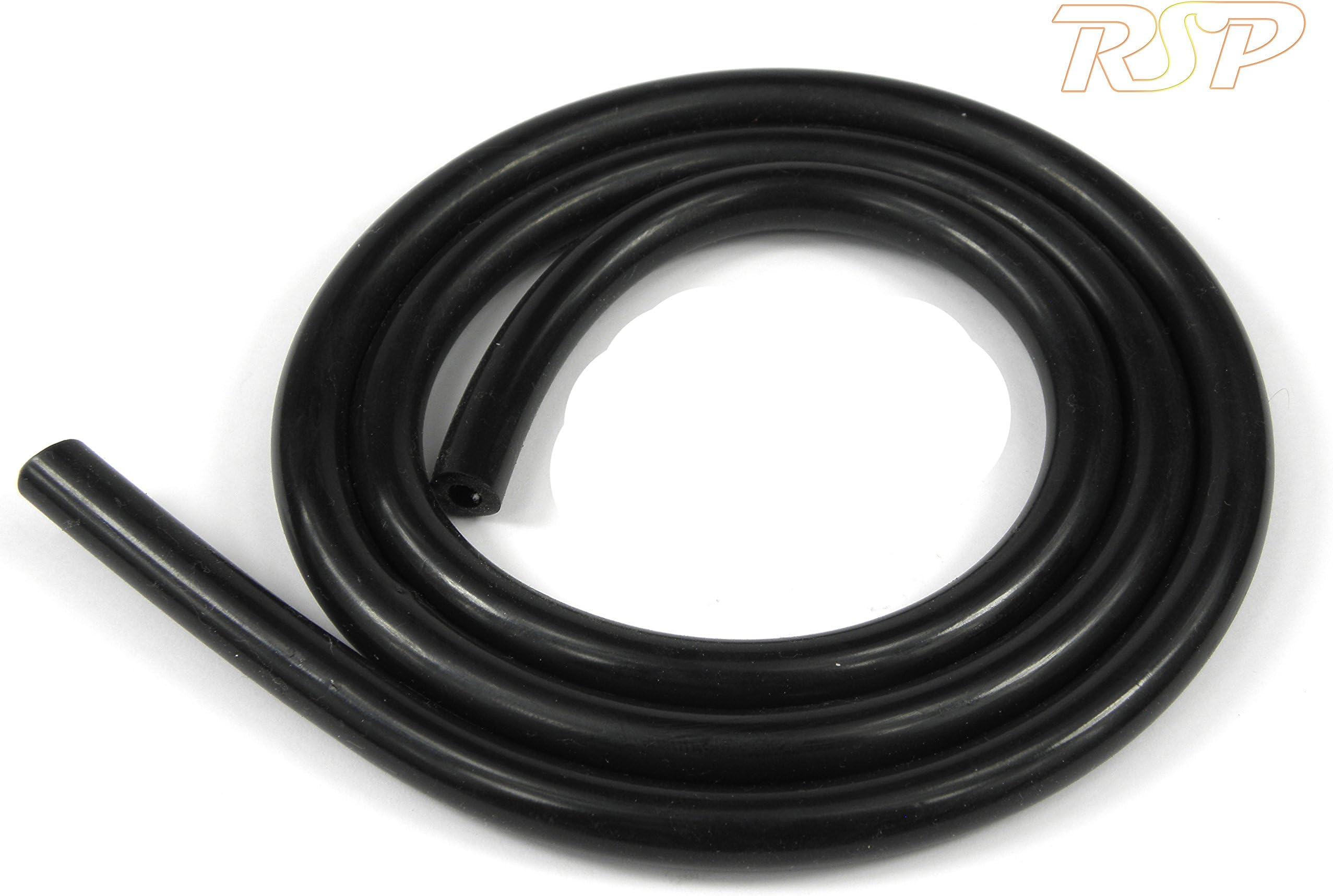 1 Metre Silicone Vacuum Vac Hose Pipe Tube 4mm I.D x 8mm O.D (Black)