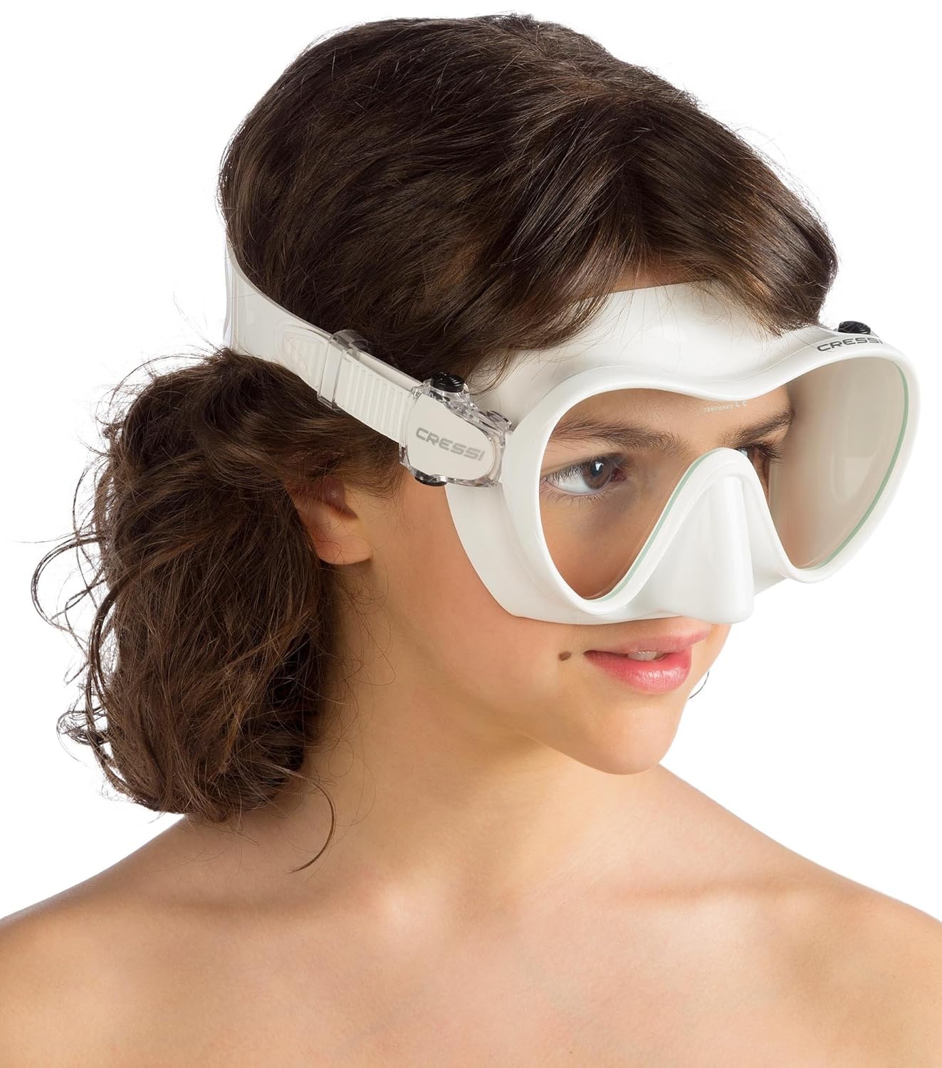 Cressi Kids Scuba Diving Snorkeling Ultra Light Weight Premium | Mini Frameless: Designed in Italy