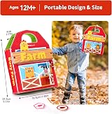 Hahaland Montessori Busy Book 15-in-1 Sensory Board for Toddlers 1+ Year view 8