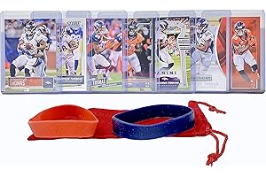 PANINI, BOWMAN, TOPPS Demaryius Thomas Football Cards (7) Assorted Bundle - Houston Texans Trading Card Gift Set