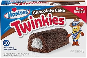 Hostess Chocolate Cake Twinkies, 10 Count, 13.58 Ounce (Pack of 1)