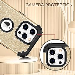 LONTECT for iPhone 15 Pro Max Case Glitter Sparkly