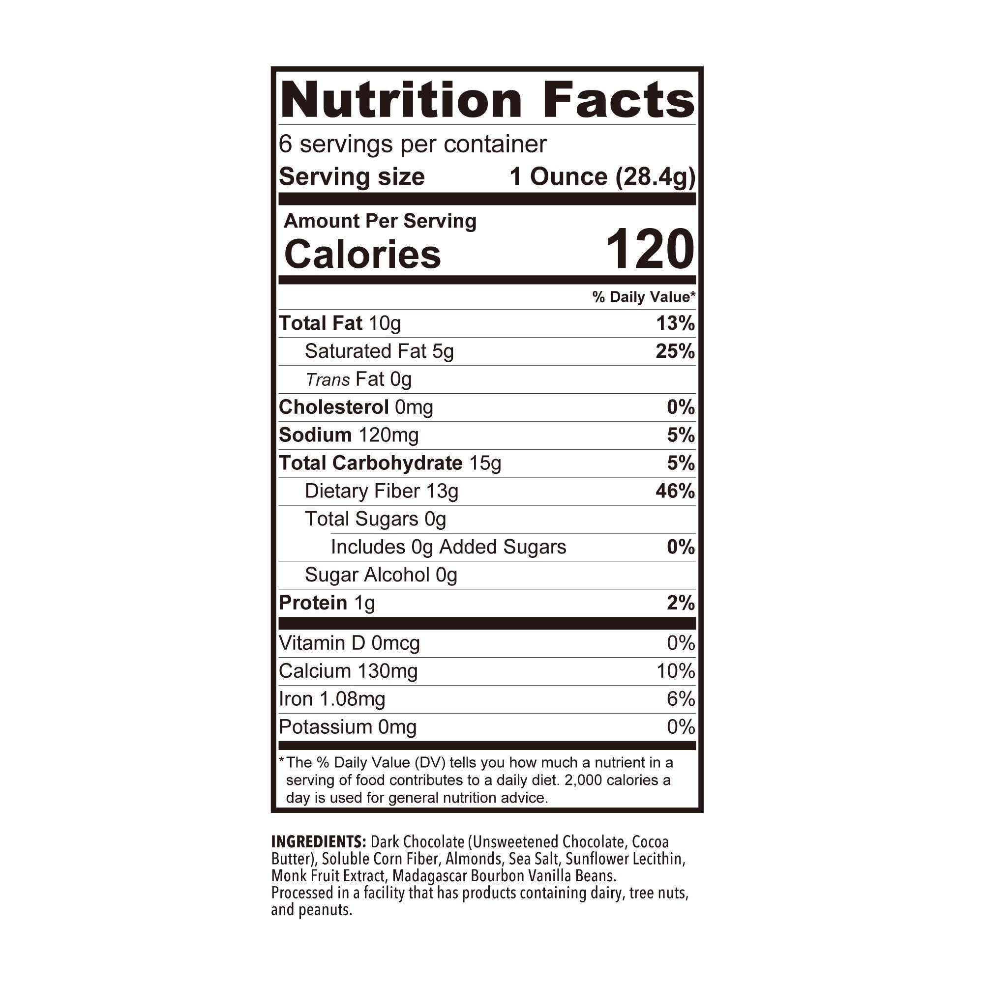 ChocZero's Keto Bark, Dark Chocolate, 100% Stone-Ground, No Added Sugar, Low Carb, No Sugar Alcohols, Non-GMO (2 bags) - Image 5