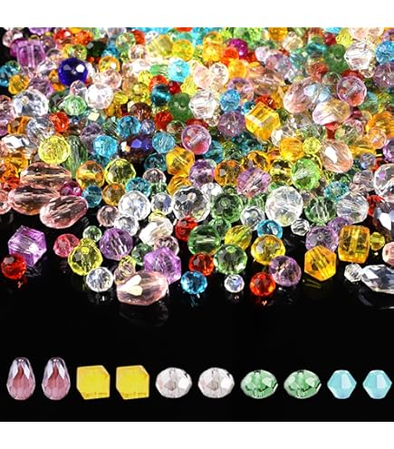 Lot De 200 Perles Rondes En Verre Craquelé 8 Mm Pour Bracelets