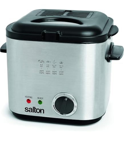 Cuisinart CDF-100 Compact 1.1-Liter Deep Fryer, Brushed Stainless