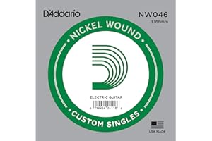 D'Addario NW046 XL Nickel Wound Electric Guitar Single String - .046 Gauge