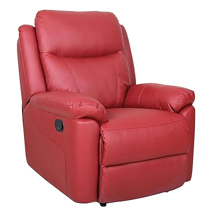 The Furniture Republic Marina Single Seat Recliner (Black)